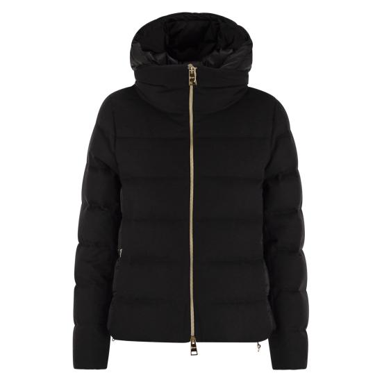 25FW 에르노 숏패딩 PI002179D BLACK