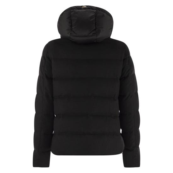 25FW 에르노 숏패딩 PI002179D BLACK - HERNO