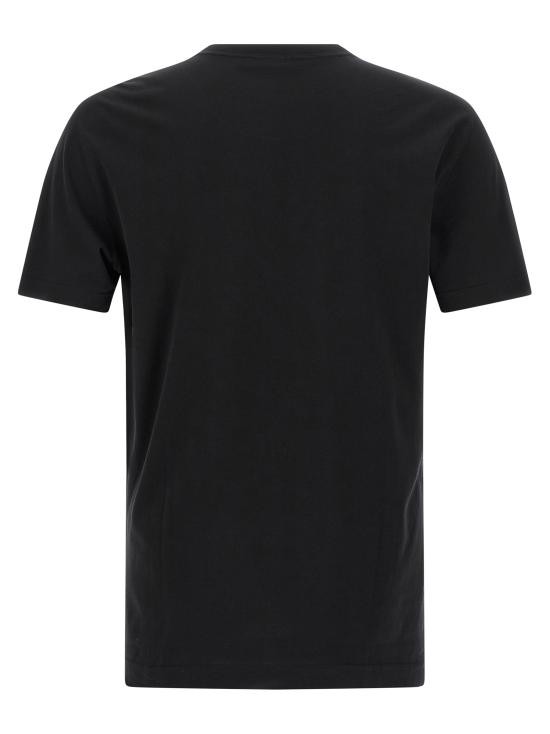 26SS 돌체앤가바나 반팔 티셔츠 G8RN8TG7M8WN0000 White Black - DOLCE & GABBANA