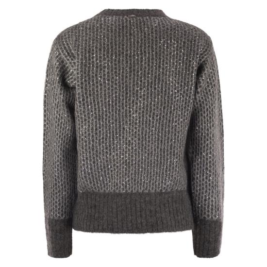 25FW 에르노 스웨터 MG00024DR GREY - HERNO