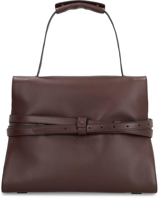 25FW 모스키노 토트백 MC4162PP1NOA0 301 BROWN - MOSCHINO