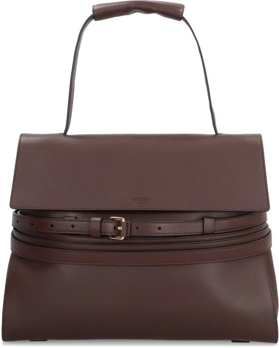 25FW 모스키노 토트백 MC4162PP1NOA0 301 BROWN - MOSCHINO