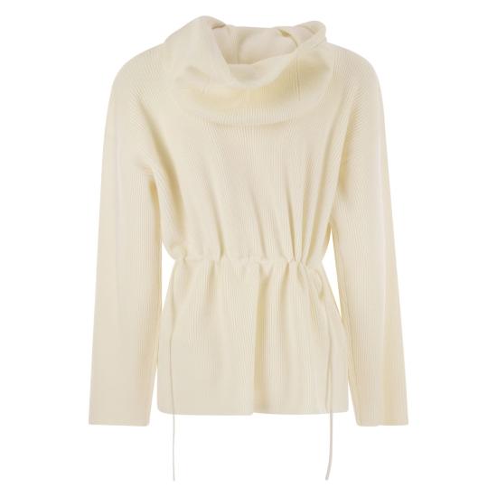 25FW 파비아나 필리피 플래티넘 스웨터 MAD225F738 WHITE - FABIANA FILIPPI