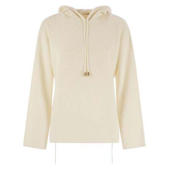 25FW 파비아나 필리피 플래티넘 스웨터 MAD225F738 WHITE