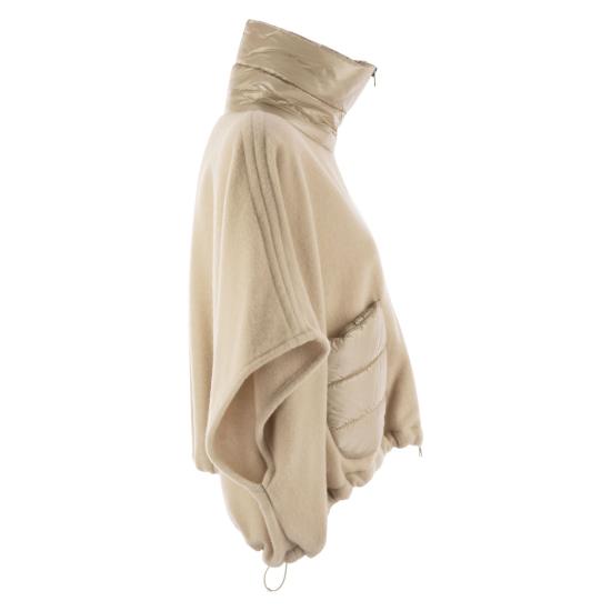 25FW 에르노 A 셰이프 리조트 쇼트 판초 GI00042DR BEIGE - HERNO