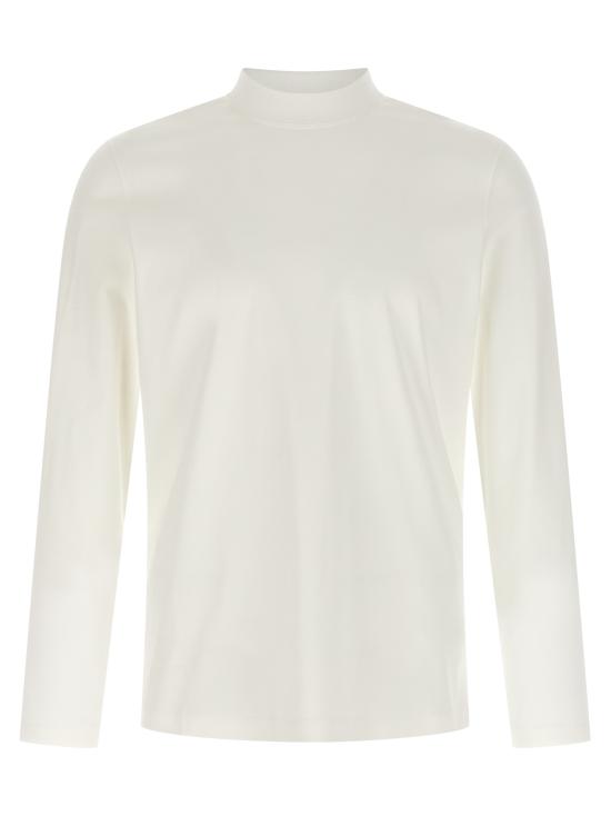 26FW 브루넬로 쿠치넬리 긴팔 티셔츠 M0B131366C7220 White
