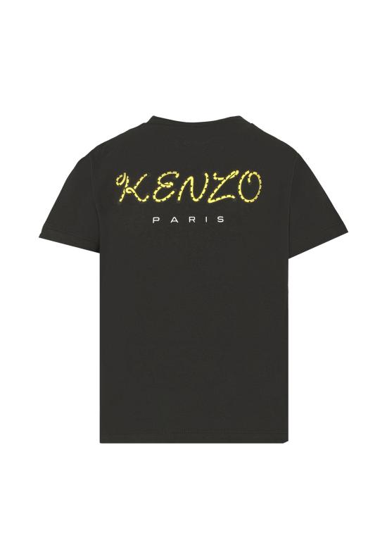 25FW [키즈] 겐조 티셔츠 K61506 095 BLACK - KENZO