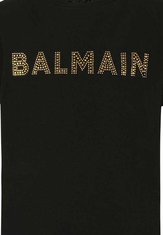  [키즈] 발망 티셔츠 BT8A21 J0177 930OR BLACK - BALMAIN