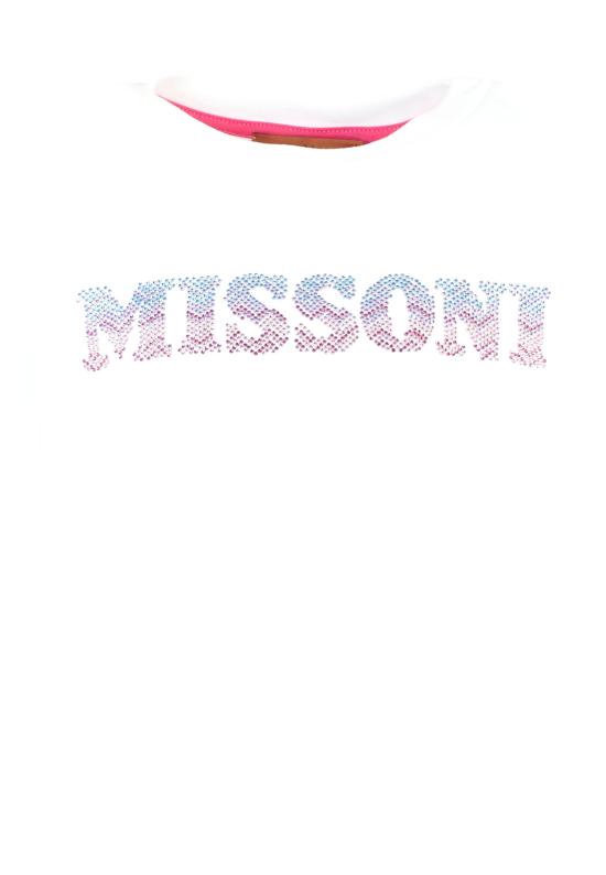 [키즈] 미소니 티셔츠 MT8A41 J0177 100MC WHITE - MISSONI