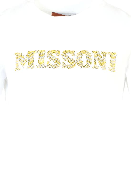  [키즈] 미소니 티셔츠 MT8A91 J0177 100GL WHITE - MISSONI