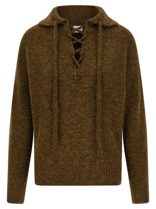 25FW 이자벨마랑에뚜왈 가디건 PU0724FAA1L68E50BZ Green