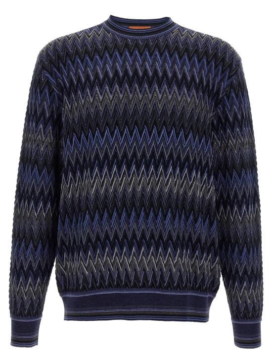 25FW 미소니 스웨터 US25WN0EBR012YS91P3 Blue