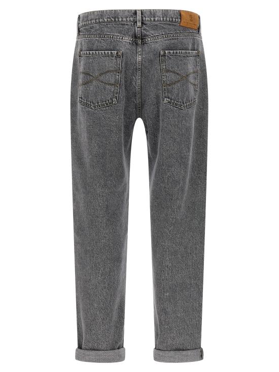 25FW 브루넬로 쿠치넬리 데님 팬츠 M234PO1090C9015 Gray - BRUNELLO CUCINELLI