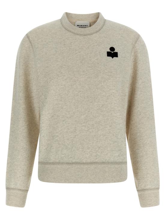 25FW 이자벨마랑에뚜왈 긴팔 티셔츠 SW0170FAA1M07E23EC Gray