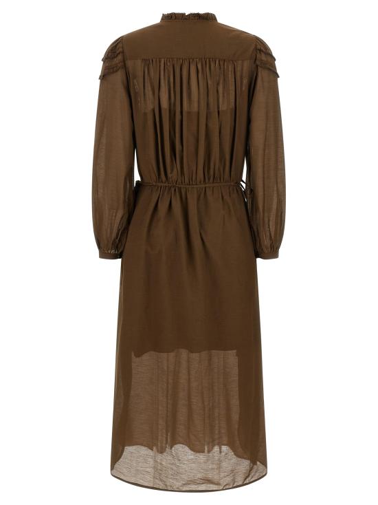 25FW 이자벨마랑에뚜왈 미디 원피스 RO0832FBB3J04E67DK Green - ISABEL MARANT ETOILE