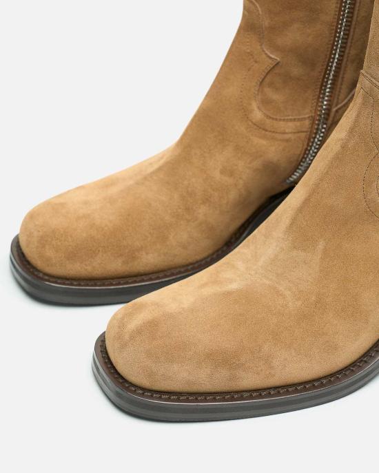  드리스 반 노튼 부츠 Dries Van Noten 가죽 하이 - DRIES VAN NOTEN