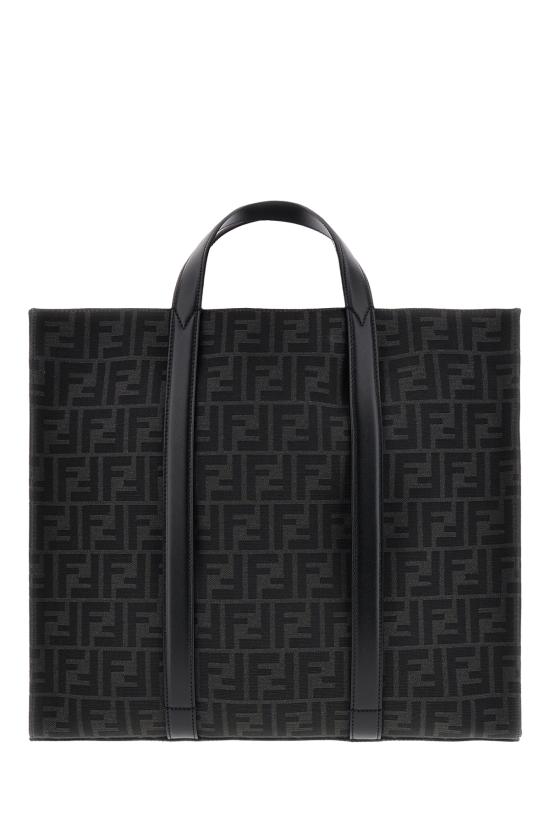 26SS 펜디 FF 자카드 패브릭 쇼퍼백 7VA390AG0M F0NPN