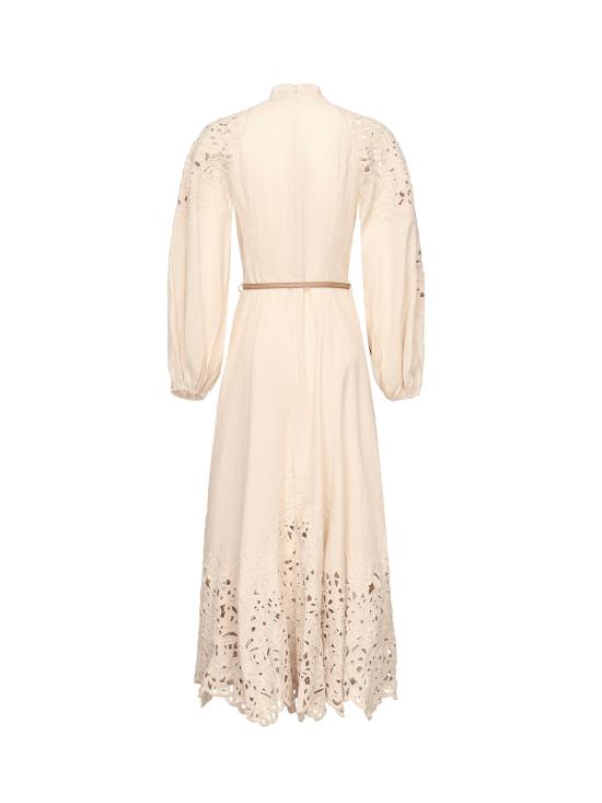 25SS 짐머만 롱 원피스 1743DRS251 CRM White - ZIMMERMANN