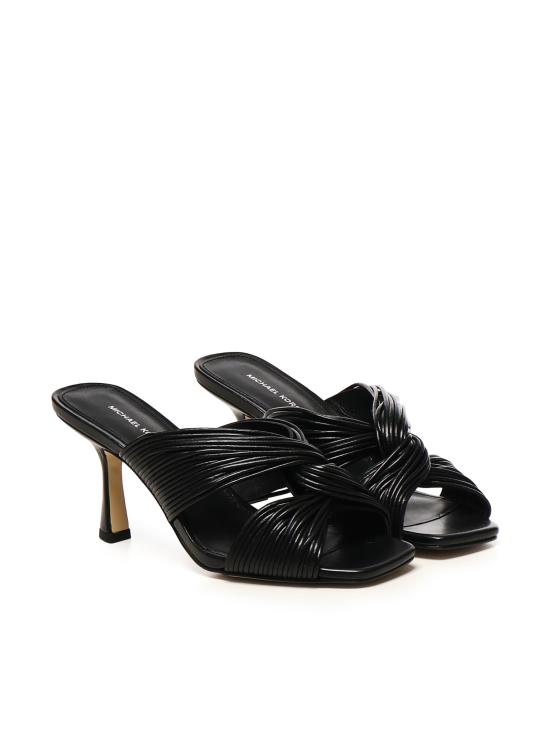 25SS 마이클 코어스 뮬/슬리퍼 40S5ASMS1L 001 Black - MICHAEL KORS