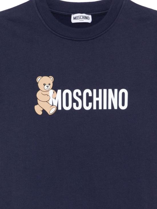 25FW [주니어] 모스키노 니트/스웻셔츠 HPF08VLCA83 40016 Blue - MOSCHINO