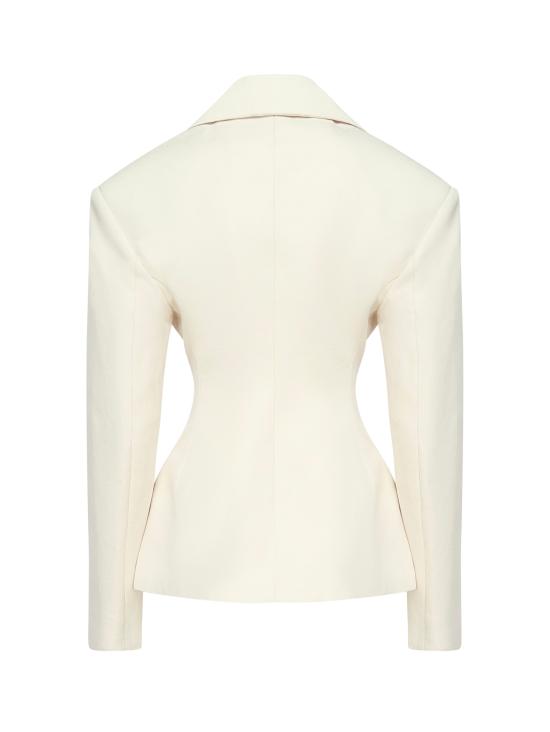 25SS 자크뮈스 수트 자켓 251JA087 1709130 White - JACQUEMUS