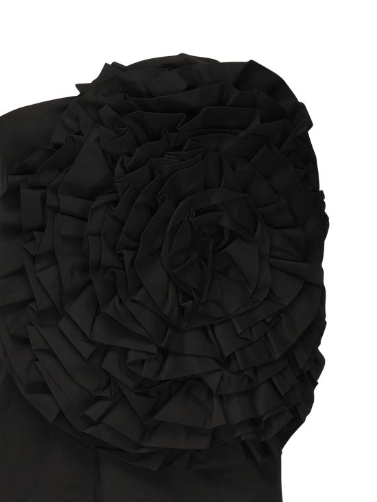 25SS 로테이트 미디 원피스 113839 100 Black - ROTATE