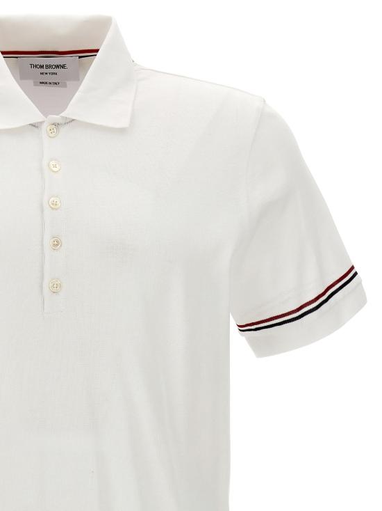  톰브라운 폴로 티셔츠 MJP193AJ0129100 White - THOM BROWNE