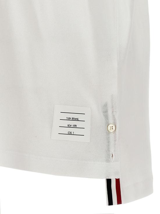  톰브라운 폴로 티셔츠 MJP193AJ0129100 White - THOM BROWNE
