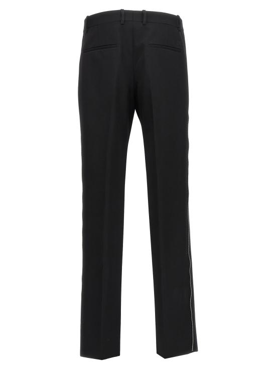  오프화이트 스트레이트 팬츠 OMCO023F23FAB00110101010 Black - OFF WHITE