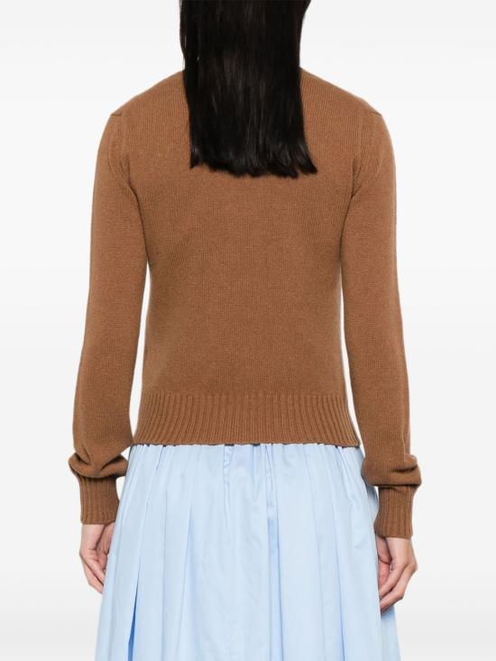 25FW 아미 터틀넥 H25FKS833 005216H25 Brown - AMI