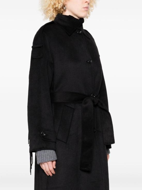 25FW 리우조 코트 CF5058 T462722222 Black - LIU JO