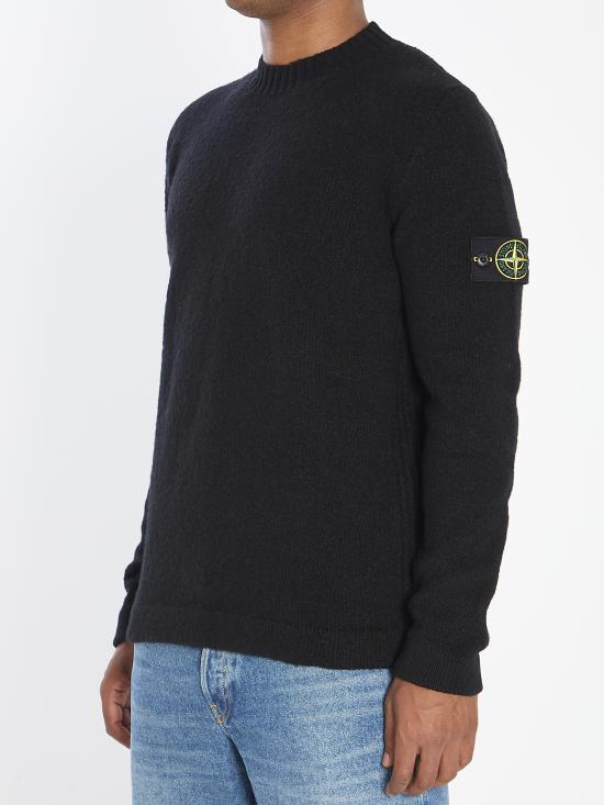25FW 스톤 아일랜드 스웨터 K2S155100056 BLACK - STONE ISLAND
