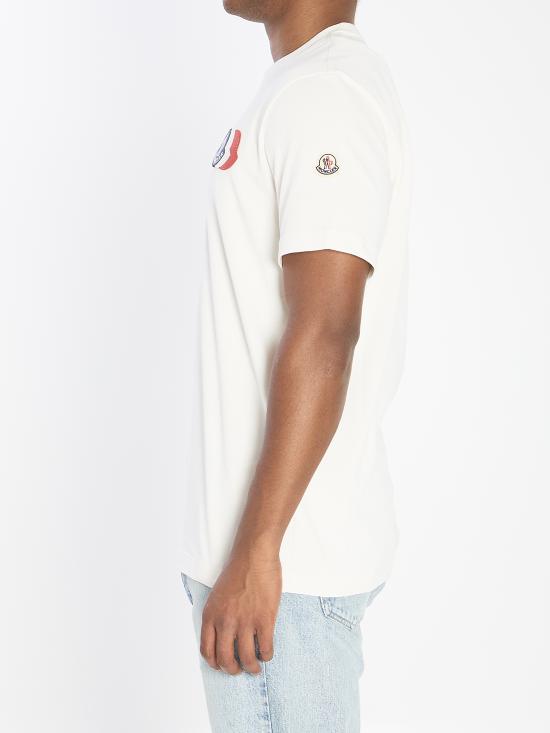 25FW 몽클레어 반팔 티셔츠 K20918C00056 WHITE - MONCLER