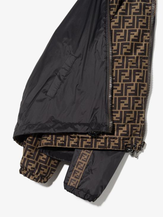 25FW [주니어] 펜디 레인코트 JUA092 AEYCF0QA1 Black - FENDI