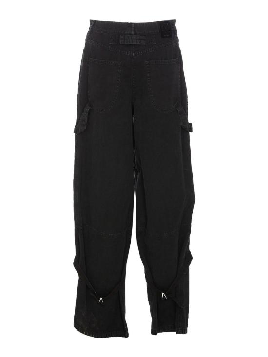 25SS 오프화이트 스트레이트 팬츠 OMCE044C99FAB0011000 Black - OFF WHITE