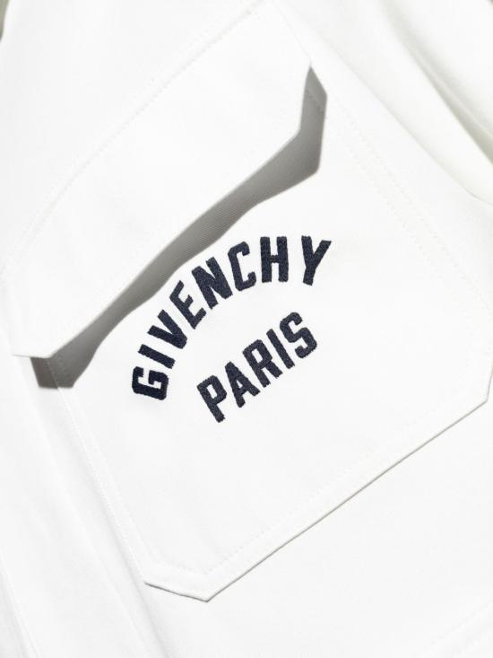 25FW 지방시 긴팔 셔츠 BM616H164P 105 White - GIVENCHY
