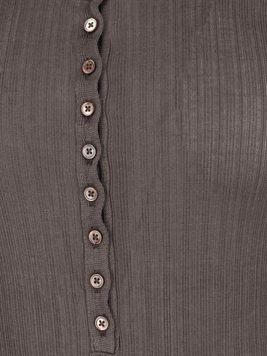 25SS 르메르 긴팔 티셔츠 TO1324 LK1017 BR449 Brown - LEMAIRE