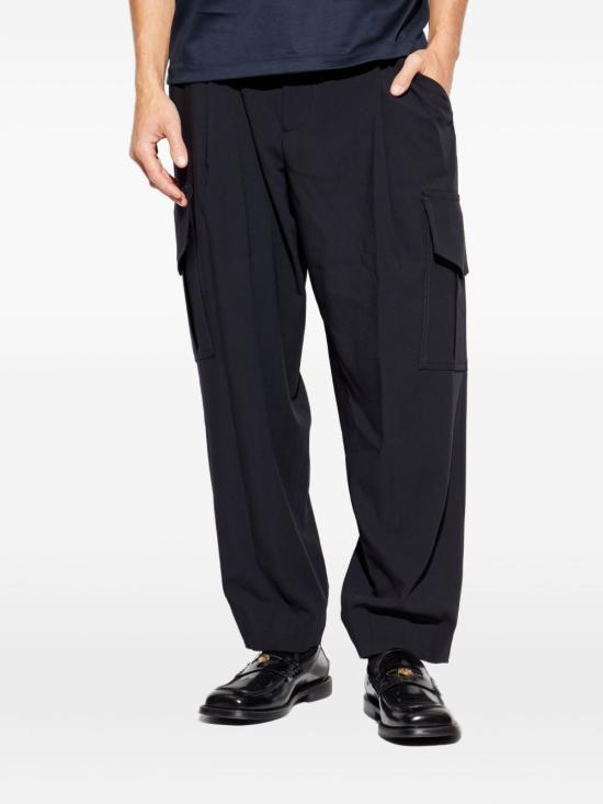 25FW 조르지오 아르마니 스트레이트 팬츠 GM002252 TE10043UB109 Blue - GIORGIO ARMANI