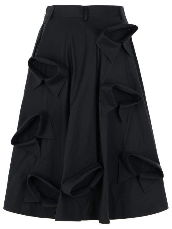 25SS 모스키노 미디 스커트 J0101 05310555 Black - MOSCHINO