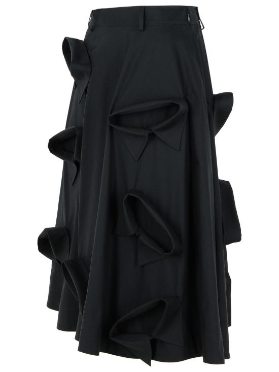 25SS 모스키노 미디 스커트 J0101 05310555 Black - MOSCHINO