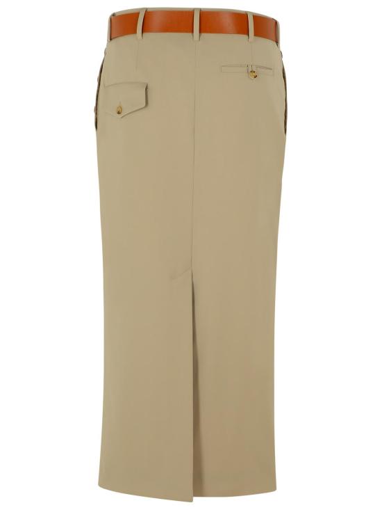 25SS 모스키노 롱 스커트 V0104 05170020 Beige - MOSCHINO