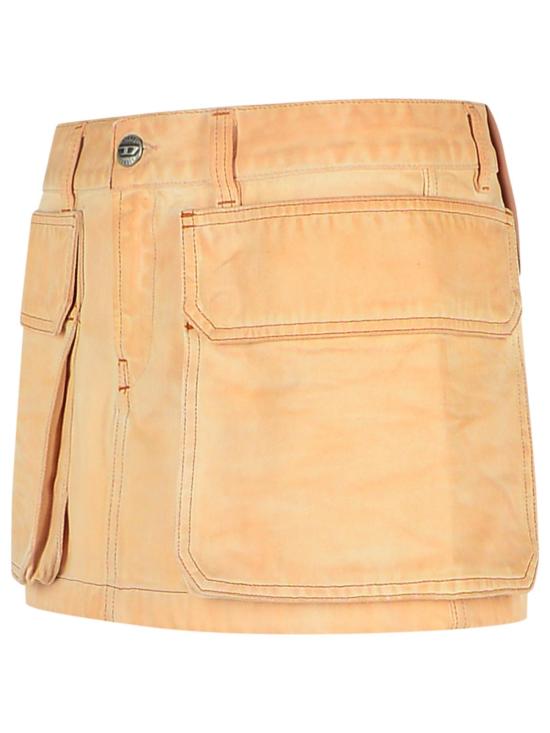 25SS 디젤 숏 스커트 A15784 09L26101 Beige - DIESEL