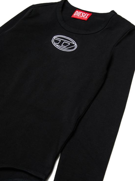 25FW [키즈] 디젤 티셔츠 J02433 0AFAAK900 Black - DIESEL