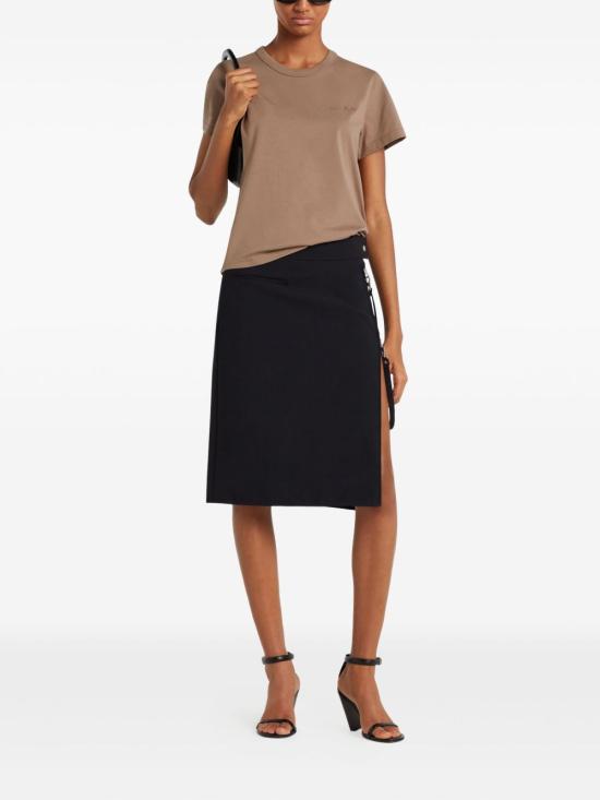 25FW 쿠레쥬 반팔 티셔츠 325JTS217JS0233 1098 Brown - COURREGES