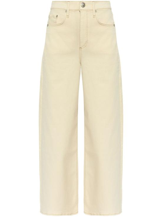 25FW 랙앤본 데님 팬츠 WDD24P2993BREC ECRU White