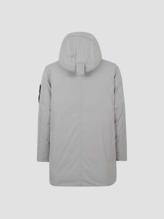 25FW 스톤 아일랜드 마이크로 트윌 안티 드롭 멀티 포켓 후드 다운 파카  K2S157100008S0026 V0061 PEARL GREY - STONE ISLAND