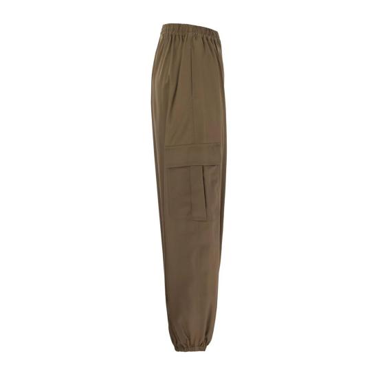 25FW 막스마라 스트레이트 팬츠 2521136101600 003 HAZELNUT BROWN - MAX MARA