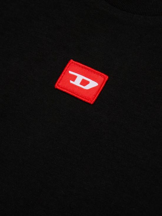 25FW [키즈] 디젤 티셔츠 J02501 0GRAIK900 Black - DIESEL