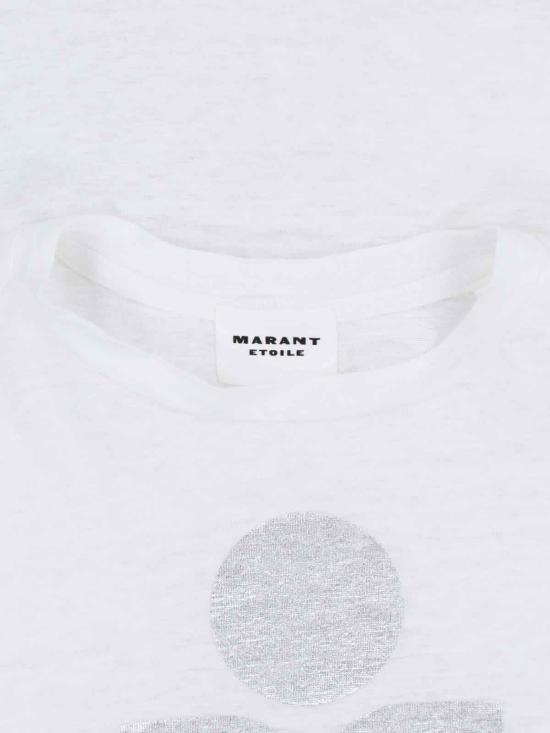 25FW 이자벨마랑에뚜왈 반팔 티셔츠 TS0001FB A1N10E 20WH White - ISABEL MARANT ETOILE