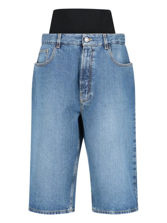 25SS 알라이아 데님 팬츠 AA9P1142T536A 525 Blue